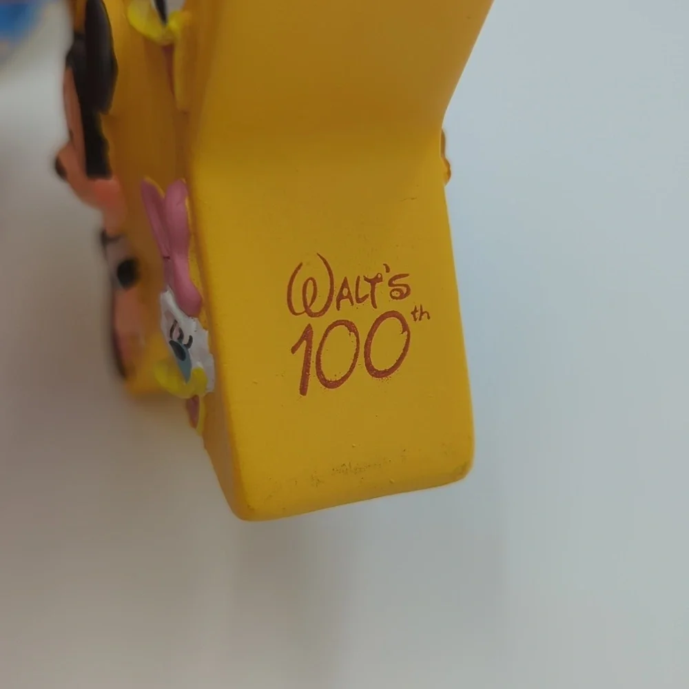 Vintage 2001 Hallmark Disney 100th Anniversary Photo Holder Mickey Donald Goofy